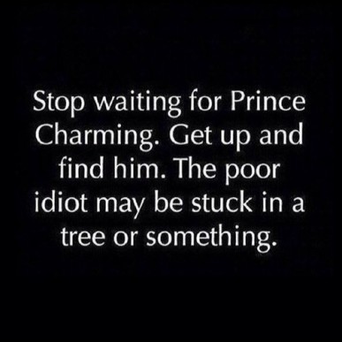 Prince Charming in a tree
