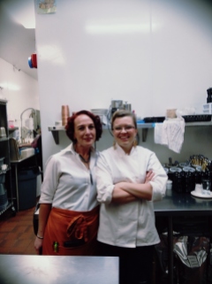 Pastry chef and one of her bestest gals